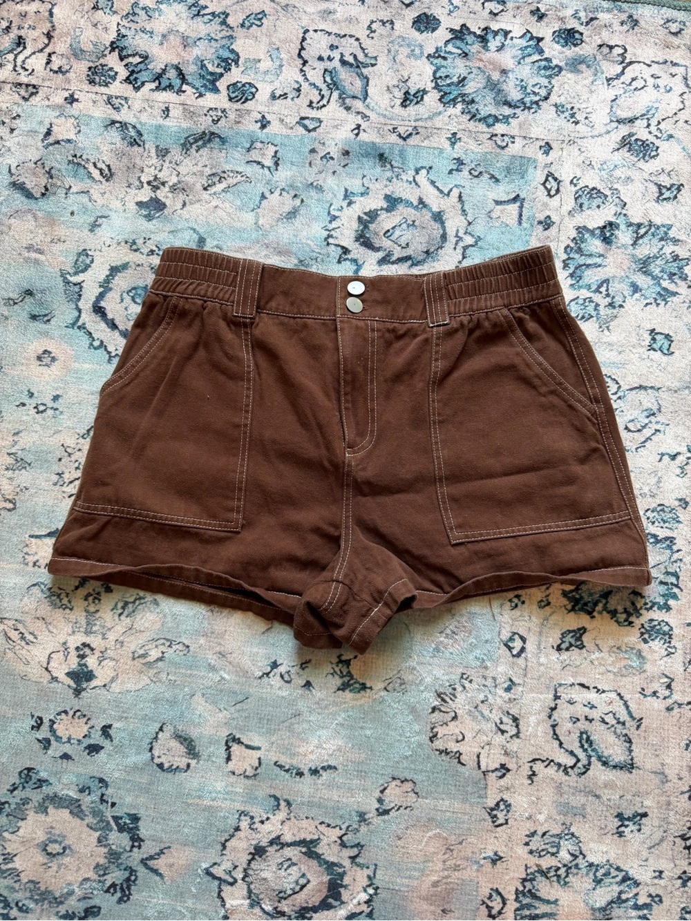 Full Tilt Brown High-Waist Women’s Shorts